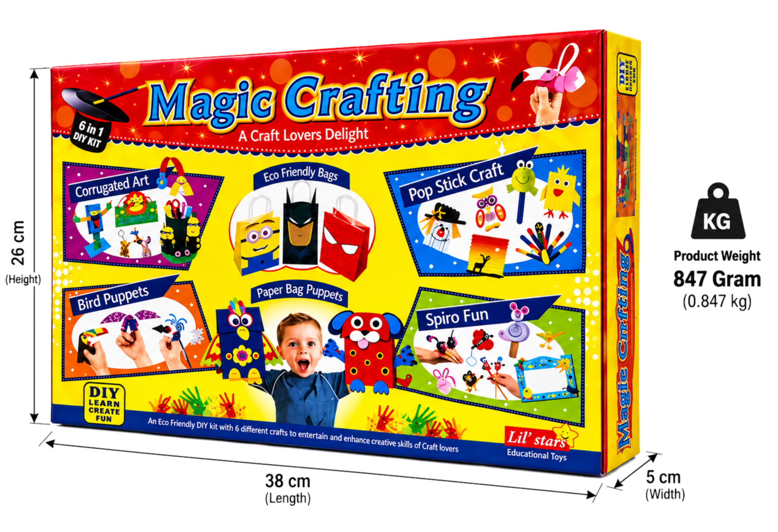 Magic Crafting 6 in 1 DIY Kit