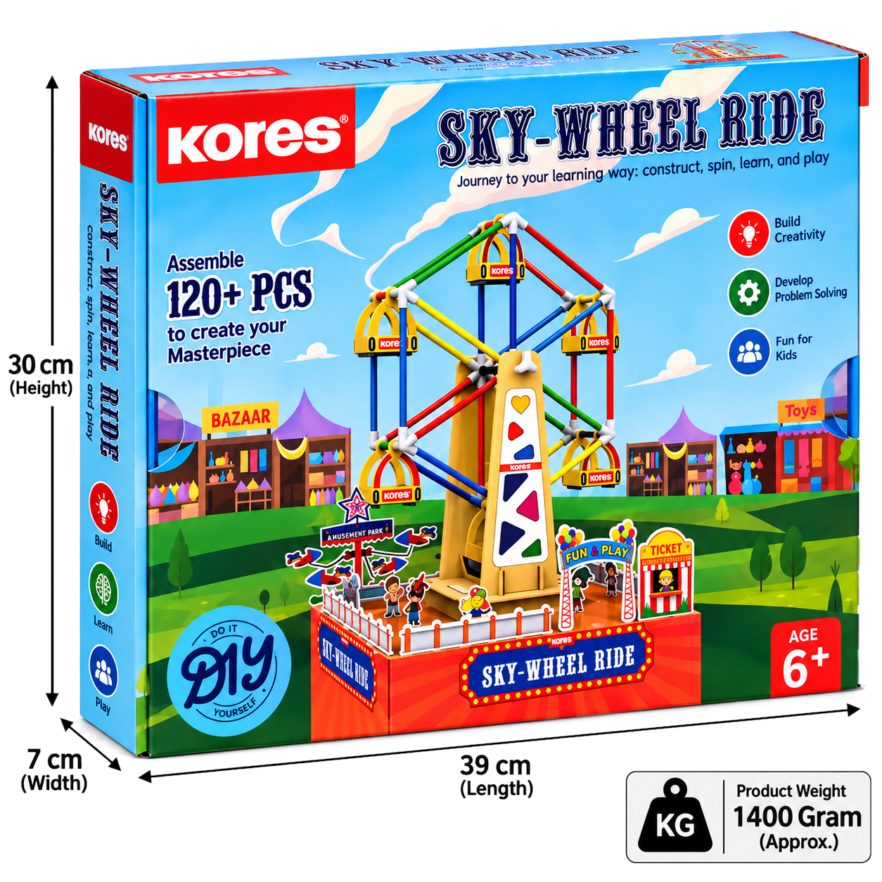 Kores Sky-Wheel Ride DIY Construction Kit