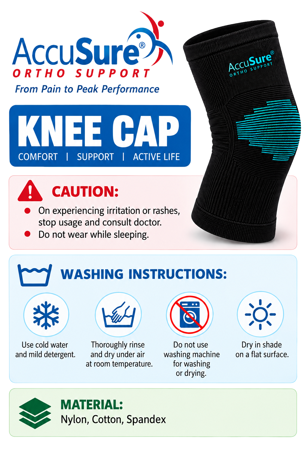 AccuSure Knee Cap Comfort Support