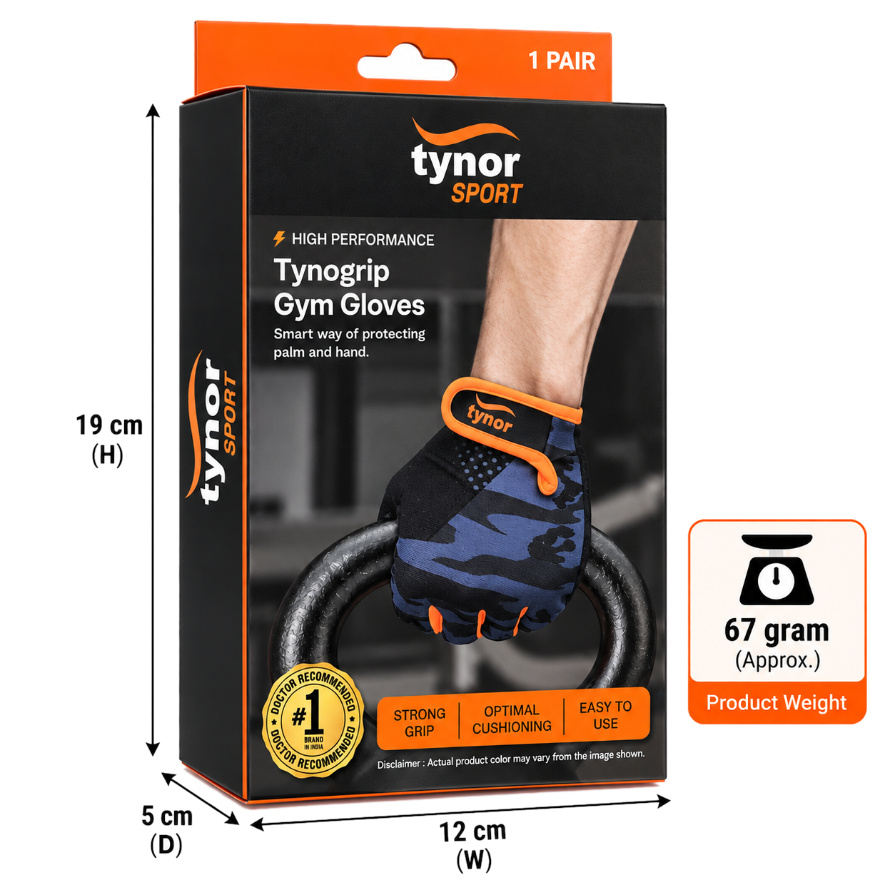 Tynor Tynogrip Gym Gloves