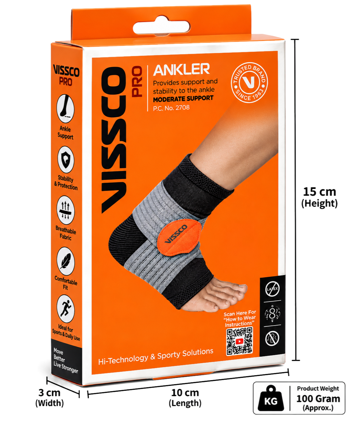 Vissco Pro Ankler - Moderate Support