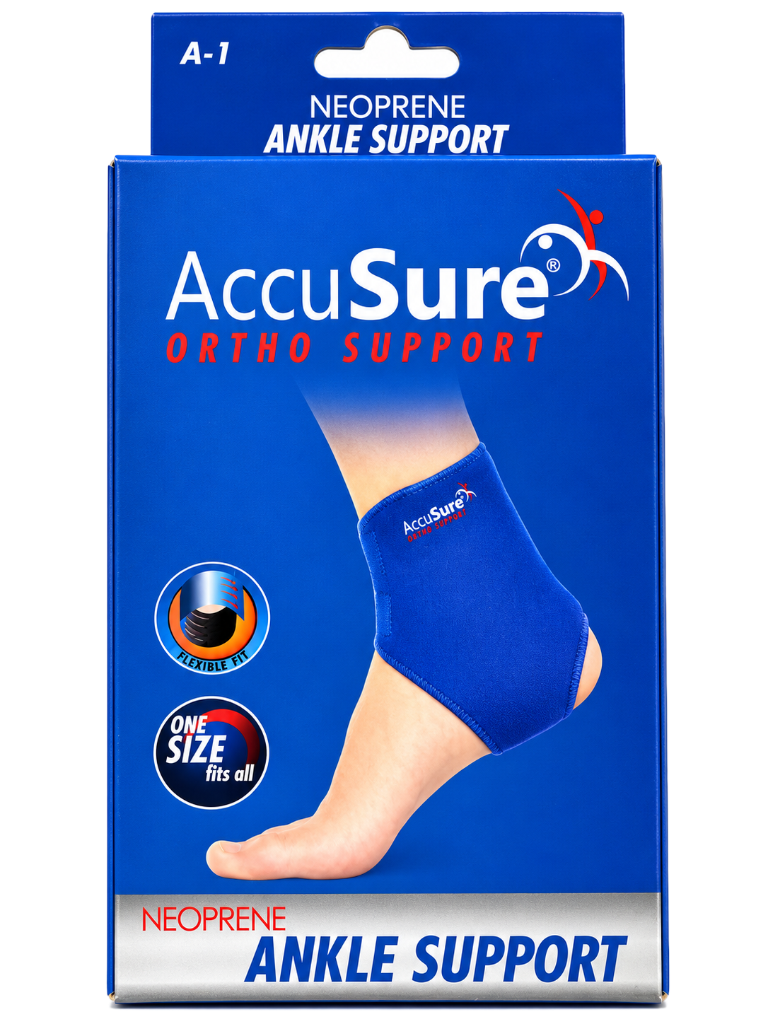 AccuSure Neoprene Ankle Support A-1