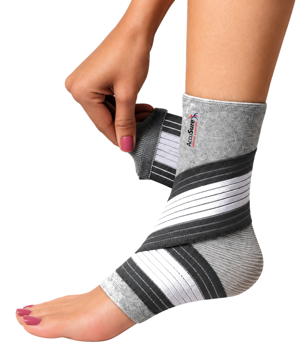 AccuSure Elastic Ankle Binder A-3 Ortho Support