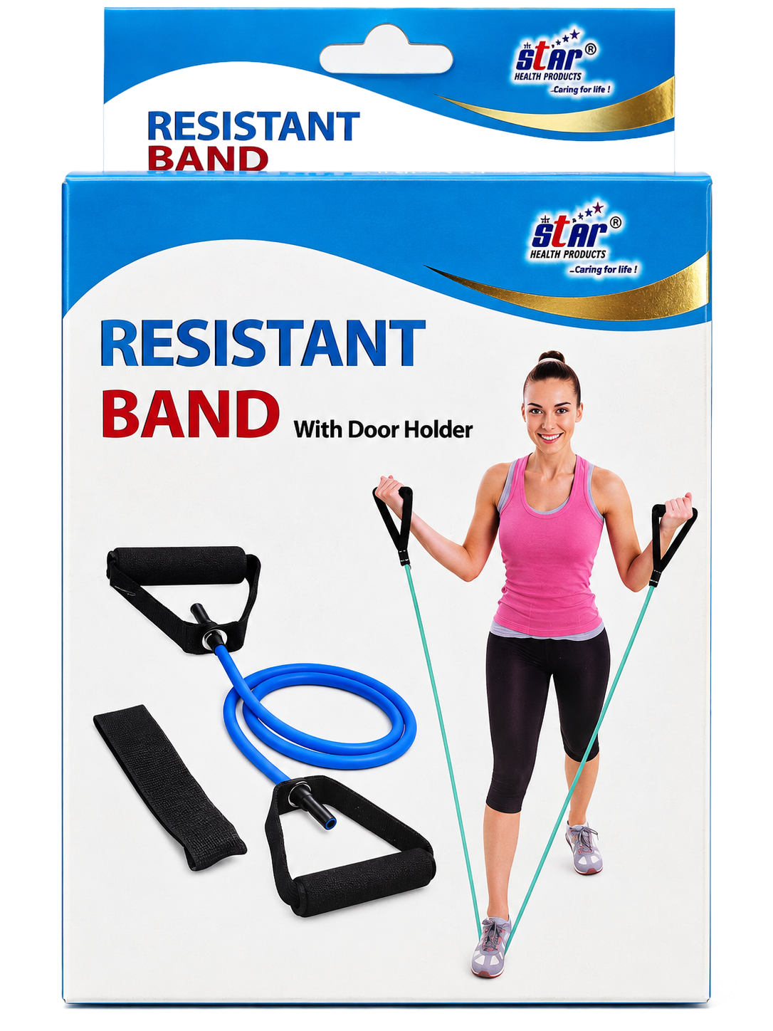 Star Resistant Band with Door Holder
