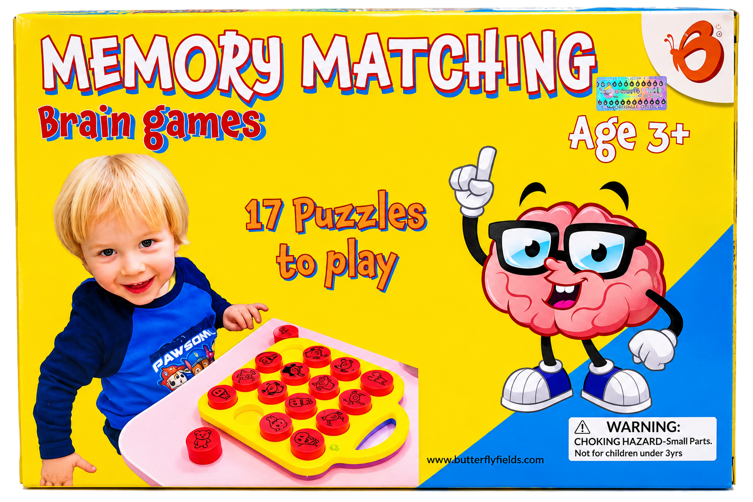 2in1 Memory Matching Brain Games with 16 Themes