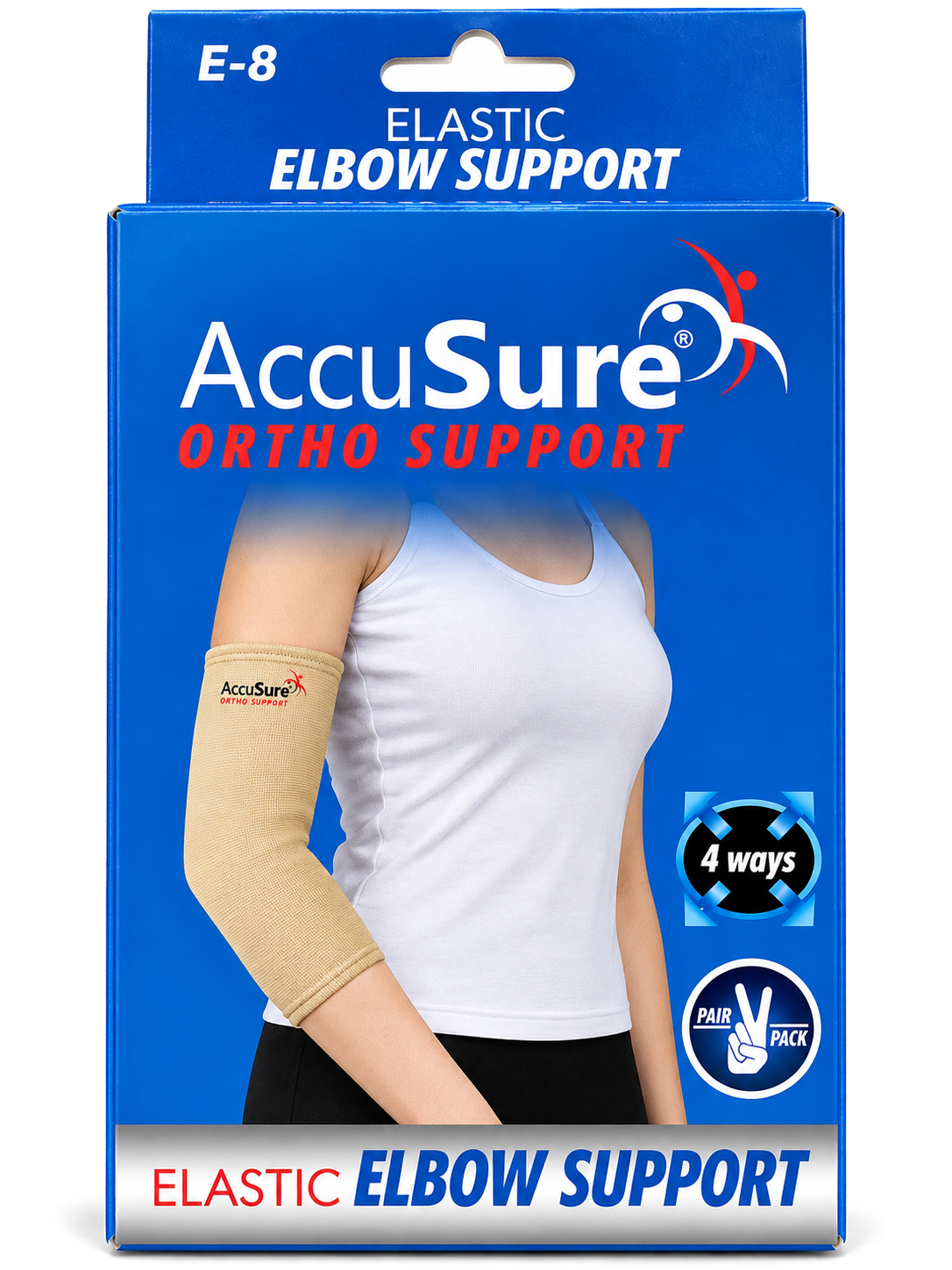 AccuSure Elastic Elbow Support E-8