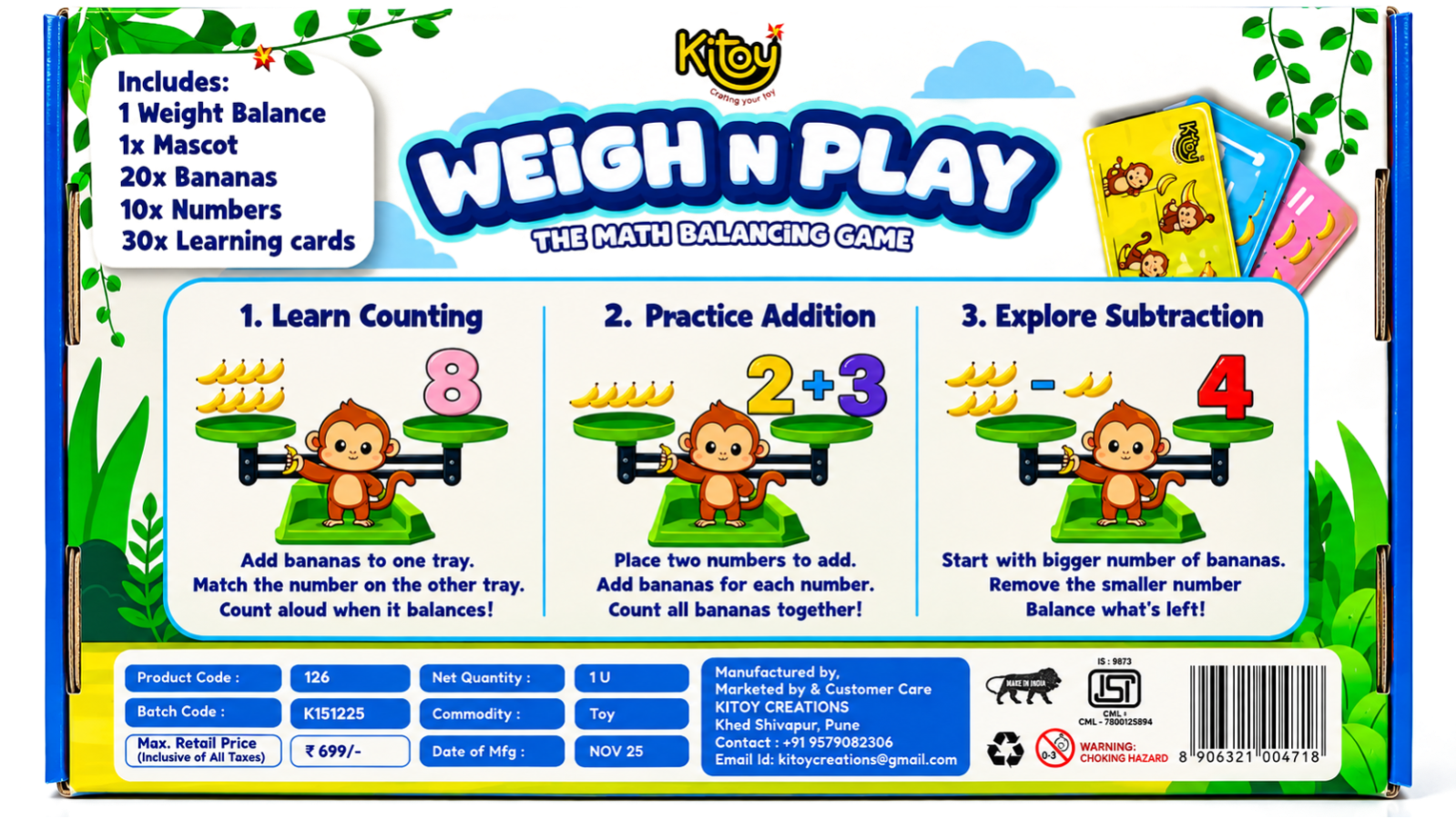 Weigh N Play - The Math Balancing Game
