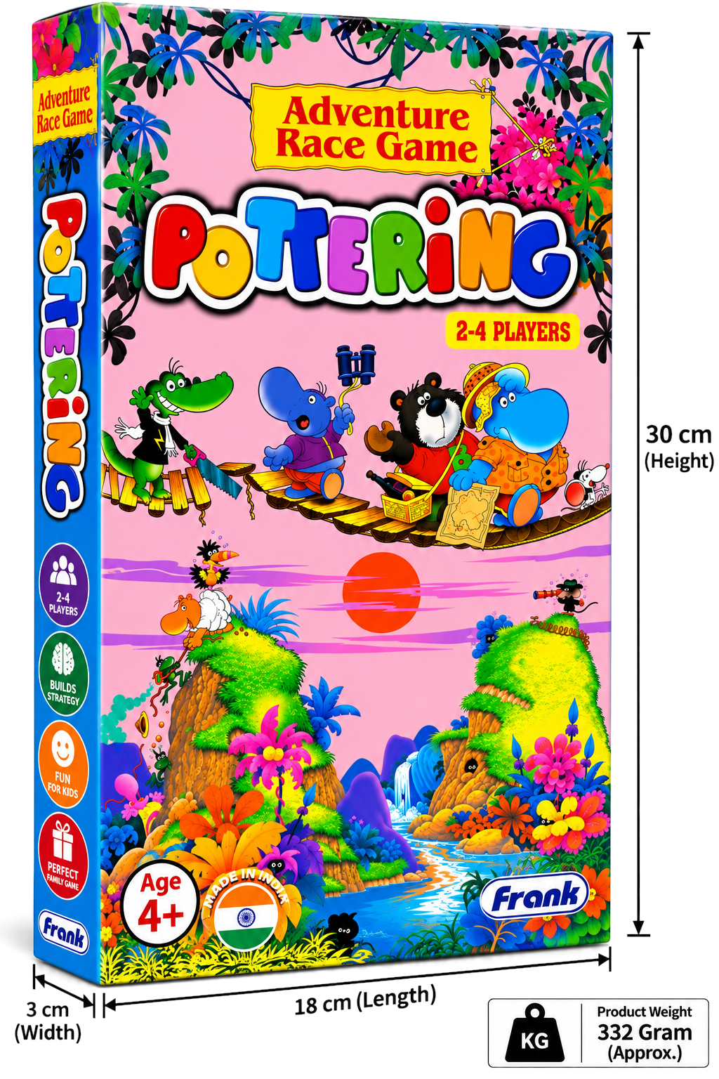 Pottering Adventure Race Game - Board Game for Kids