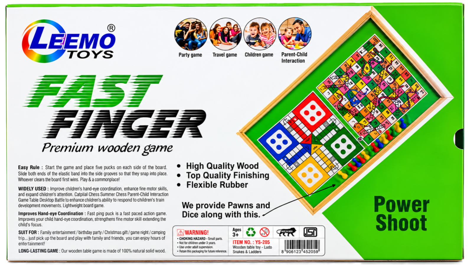 Fast Finger Premium Wooden Game