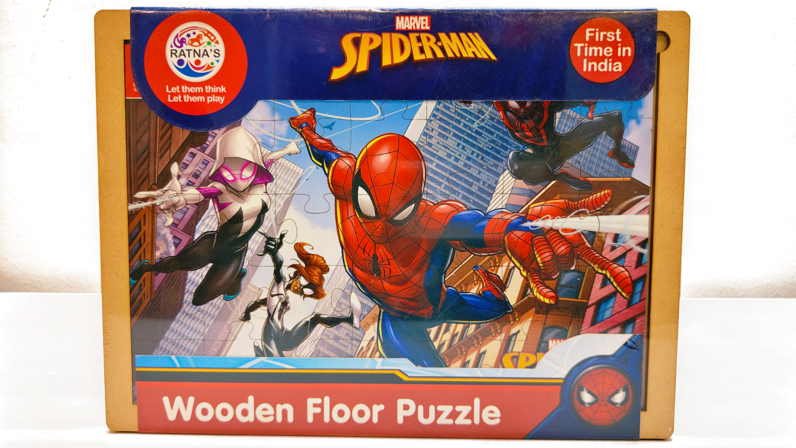 Marvel Spider-Man Wooden Floor Puzzle - 35 Pieces