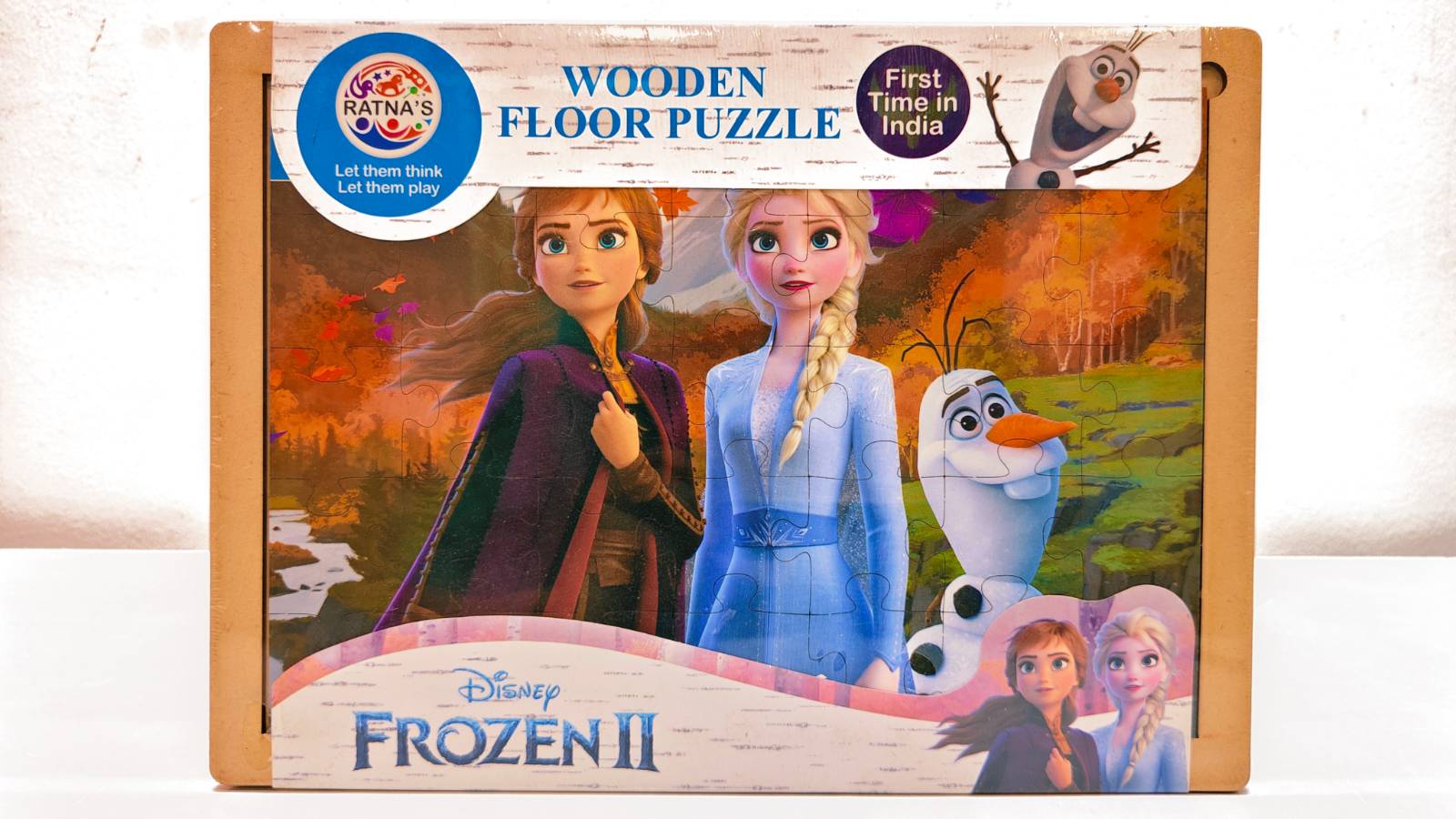 Ratna's Frozen II Wooden Floor Puzzle - 35 Pieces