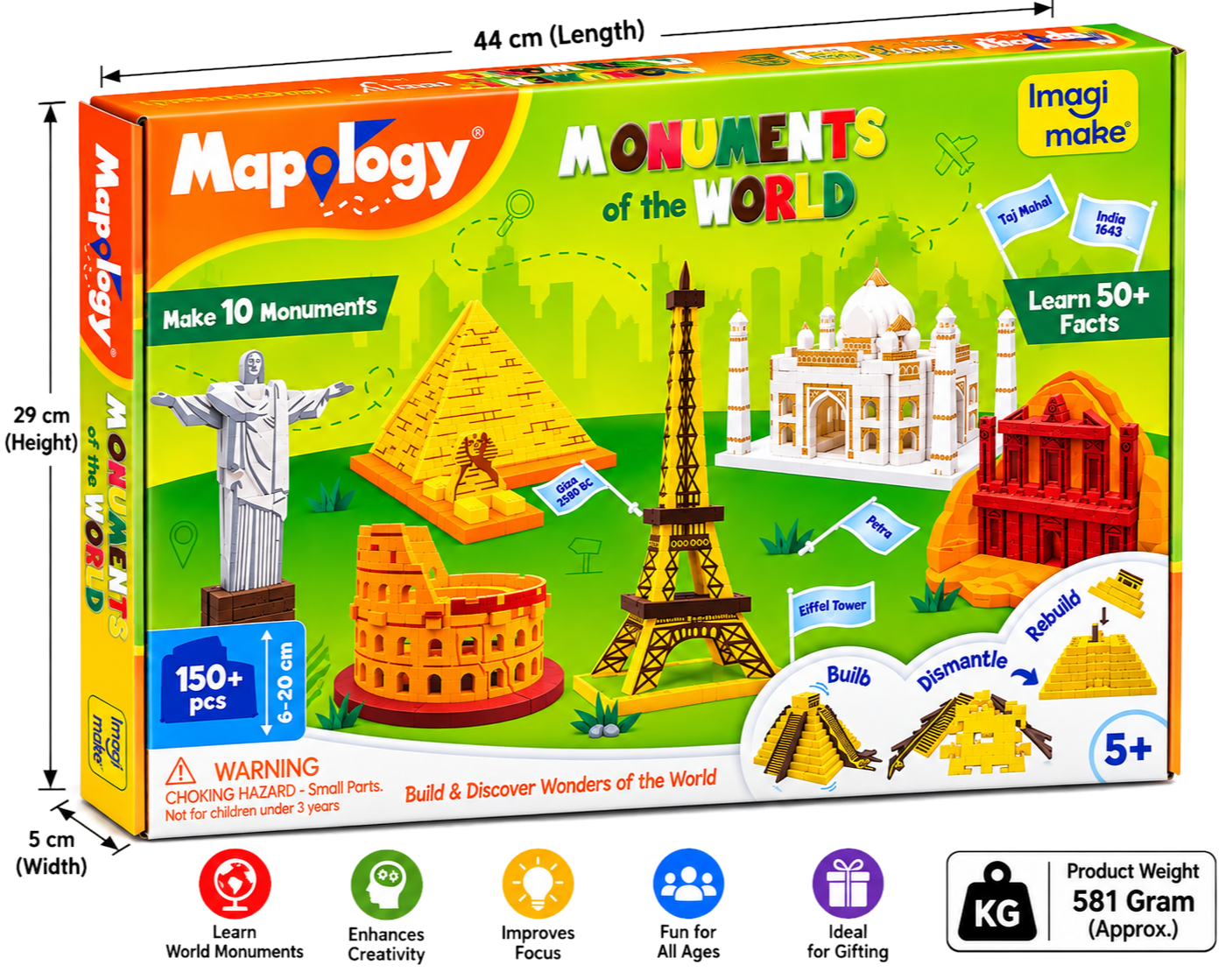 Mapology Monuments of the World Building Set