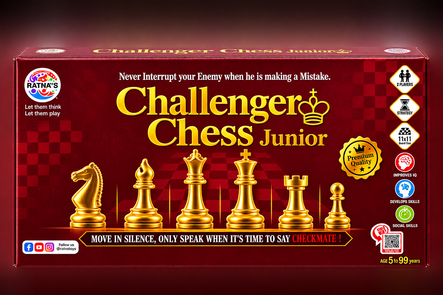 Challenger Chess Junior Board Game