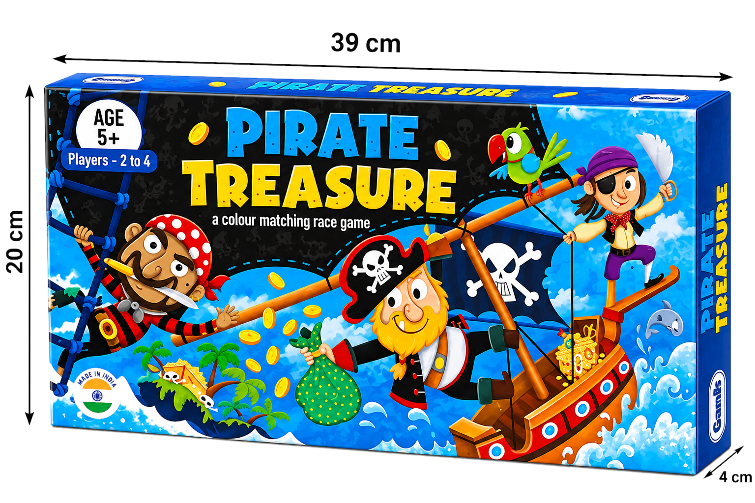 Pirate Treasure Colour Matching Race Game
