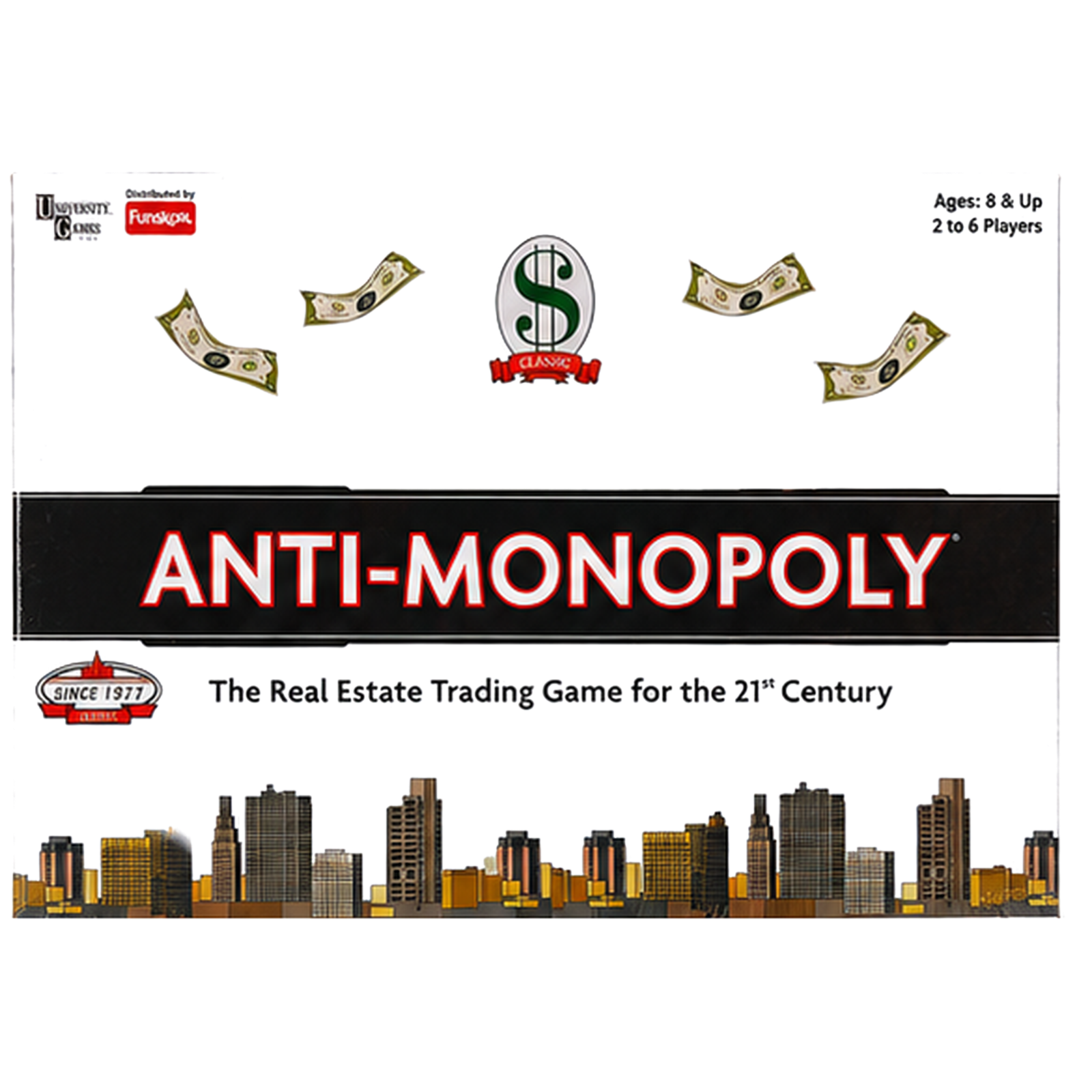 Anti-Monopoly Classic Board Game
