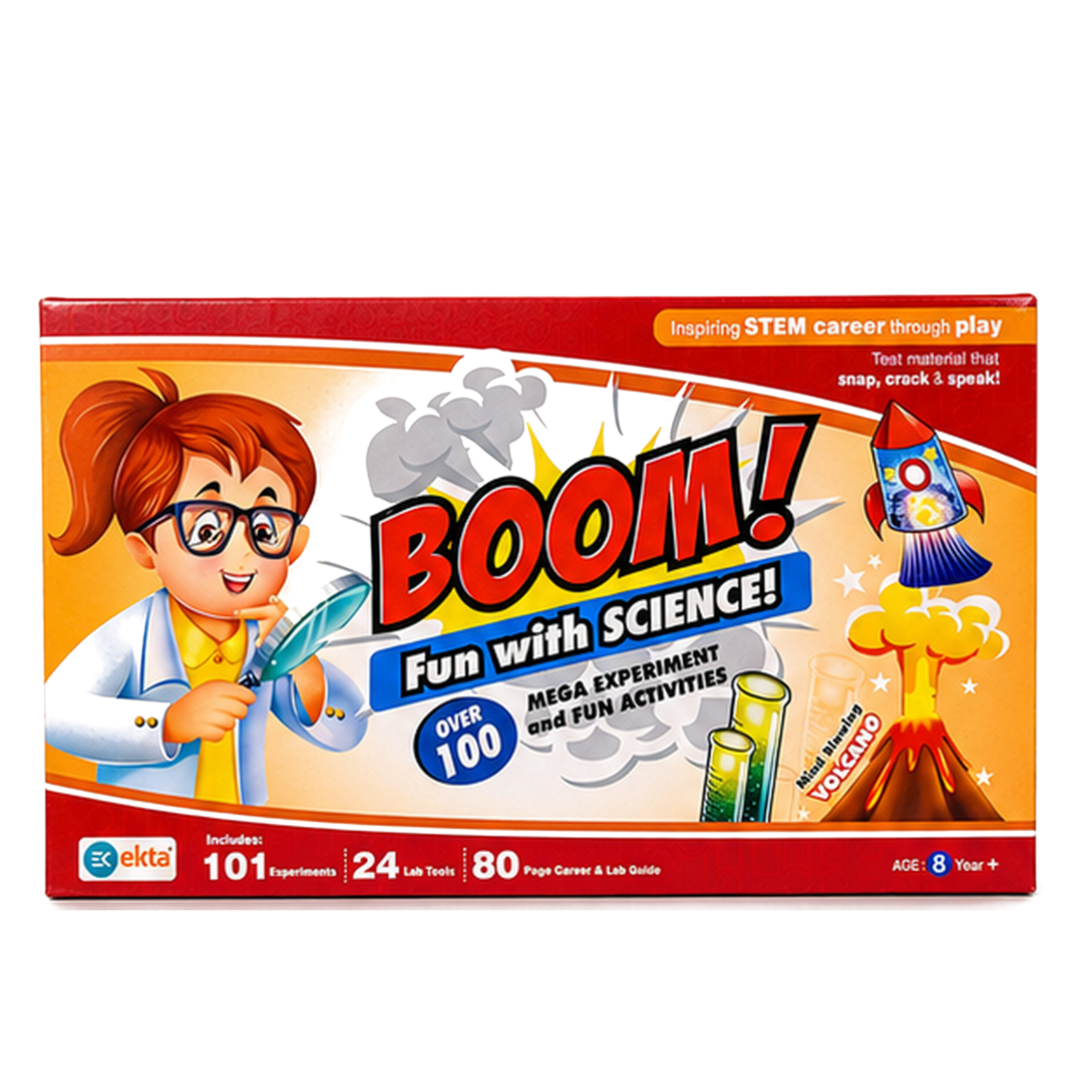 BOOM! Fun with Science - 101 Experiments STEM Kit