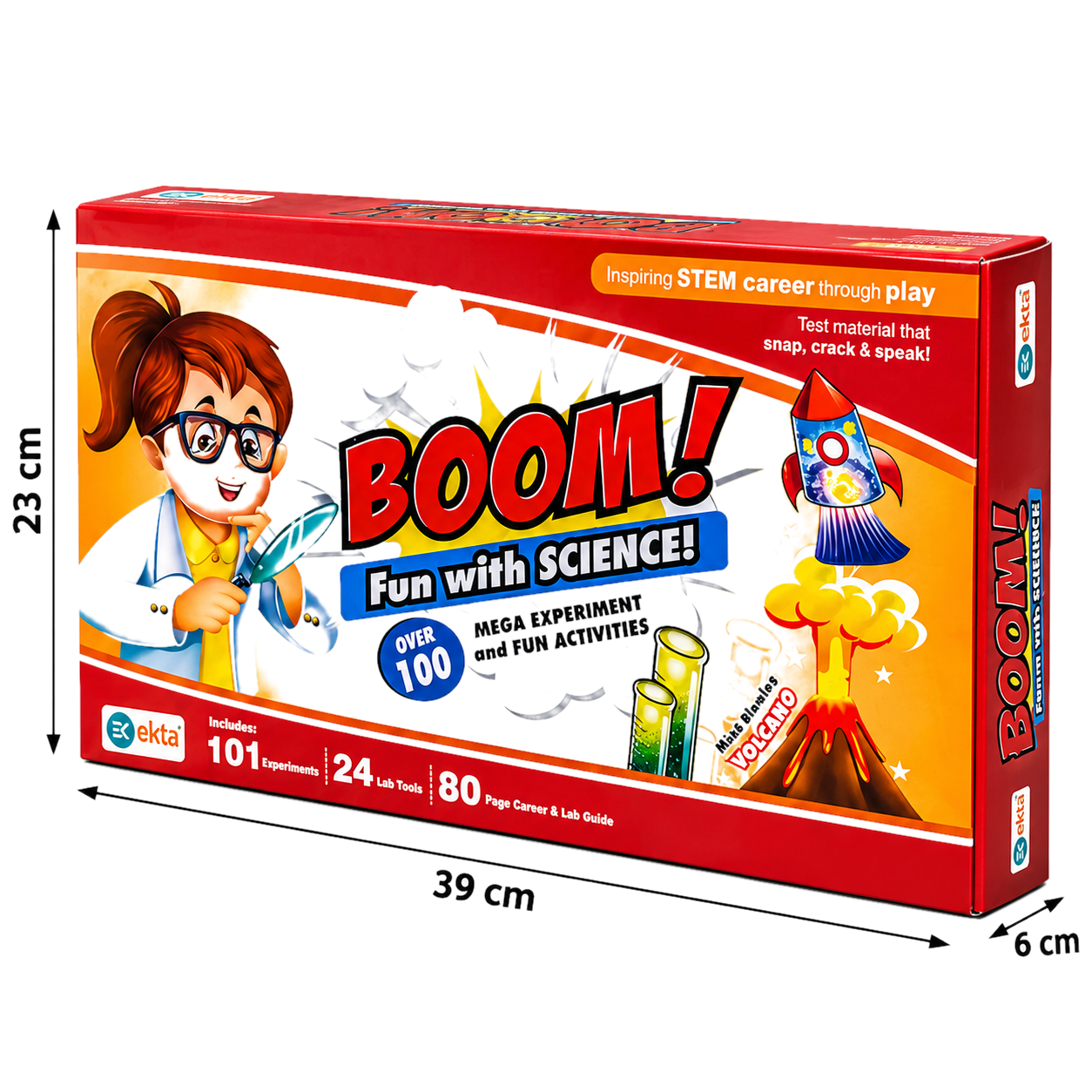 BOOM! Fun with Science - 101 Experiments STEM Kit