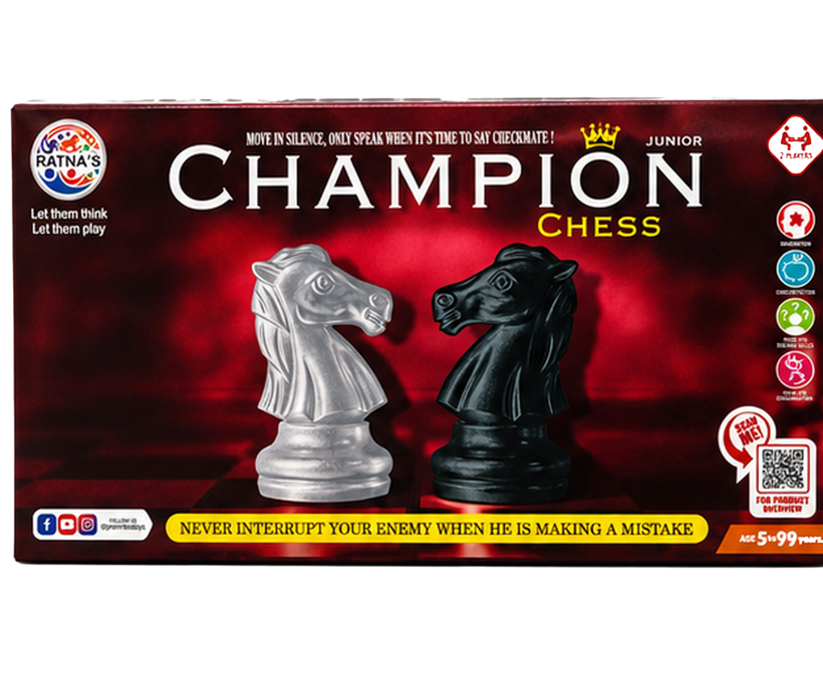 Champion Junior Chess Set with Board and Pieces
