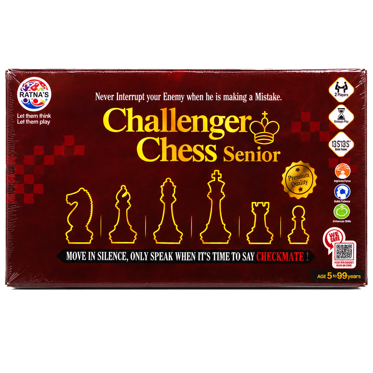 Challenger Chess Senior Board Game