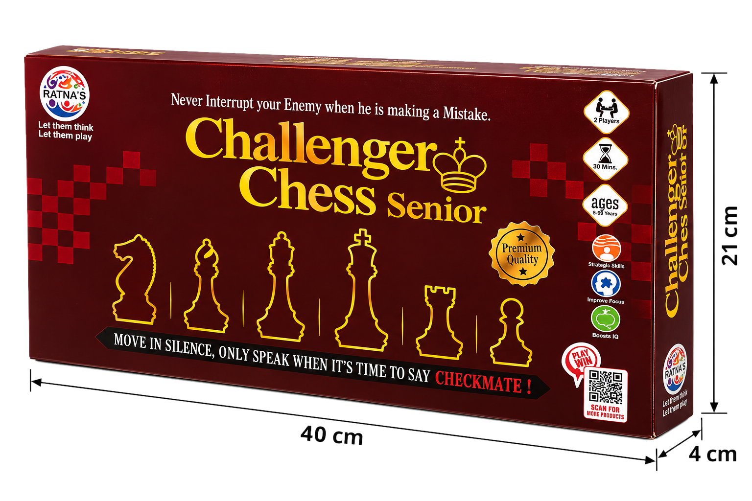Challenger Chess Senior Board Game