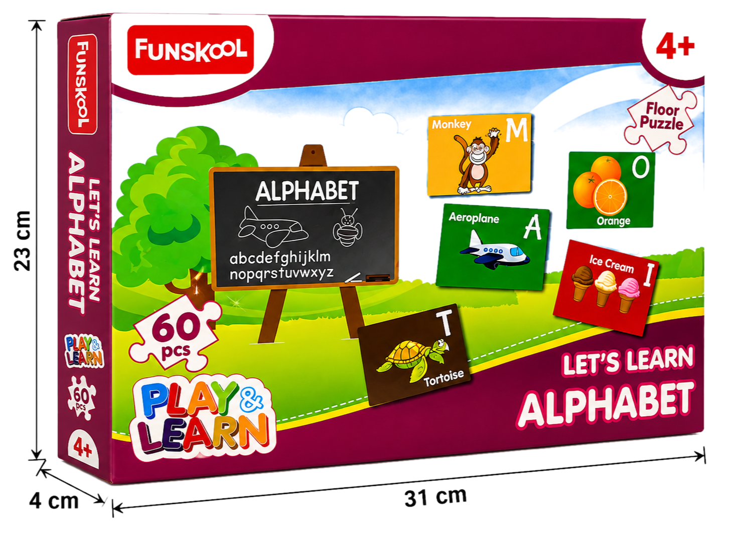 Funskool Play & Learn Let's Learn Alphabet Floor Puzzle