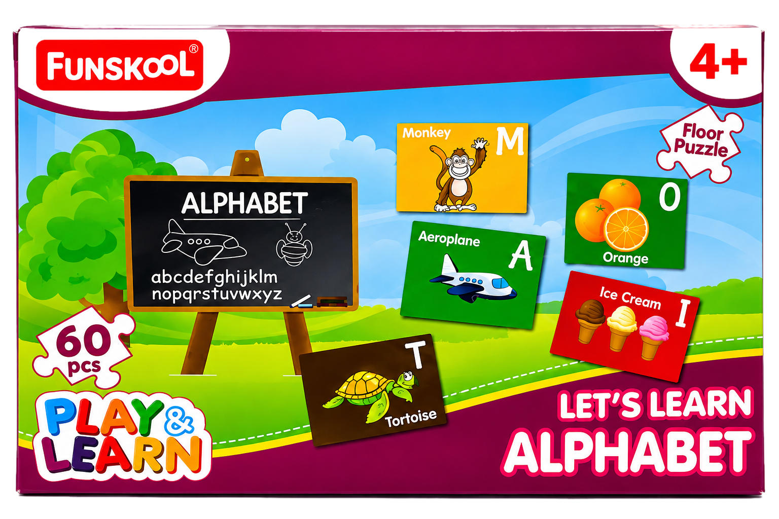 Funskool Play & Learn Let's Learn Alphabet Floor Puzzle